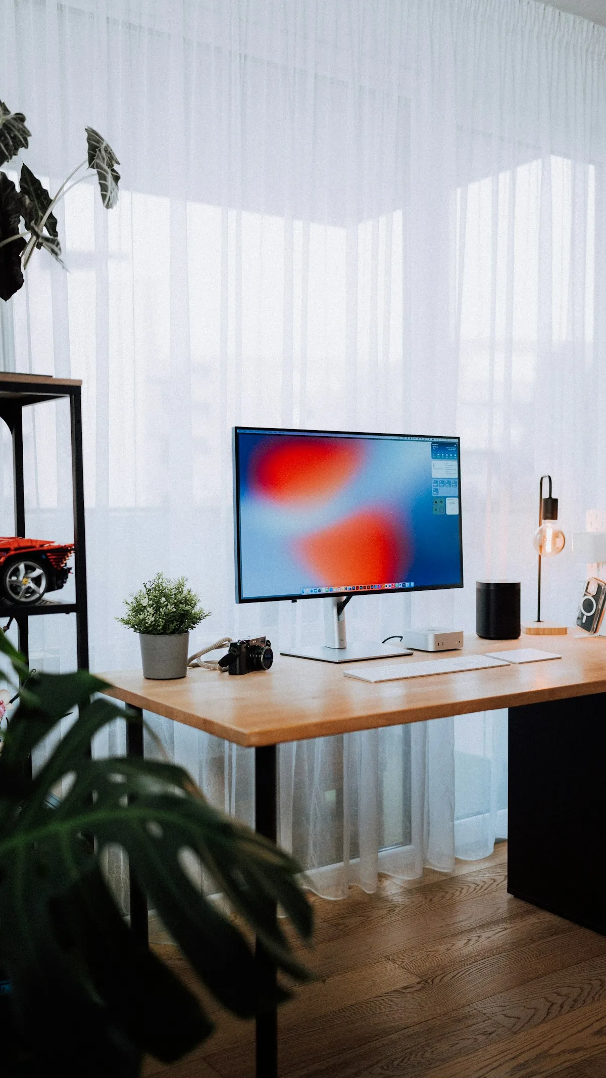 A cozy desk setup — your Home Screen deserves the same attention as your workspace