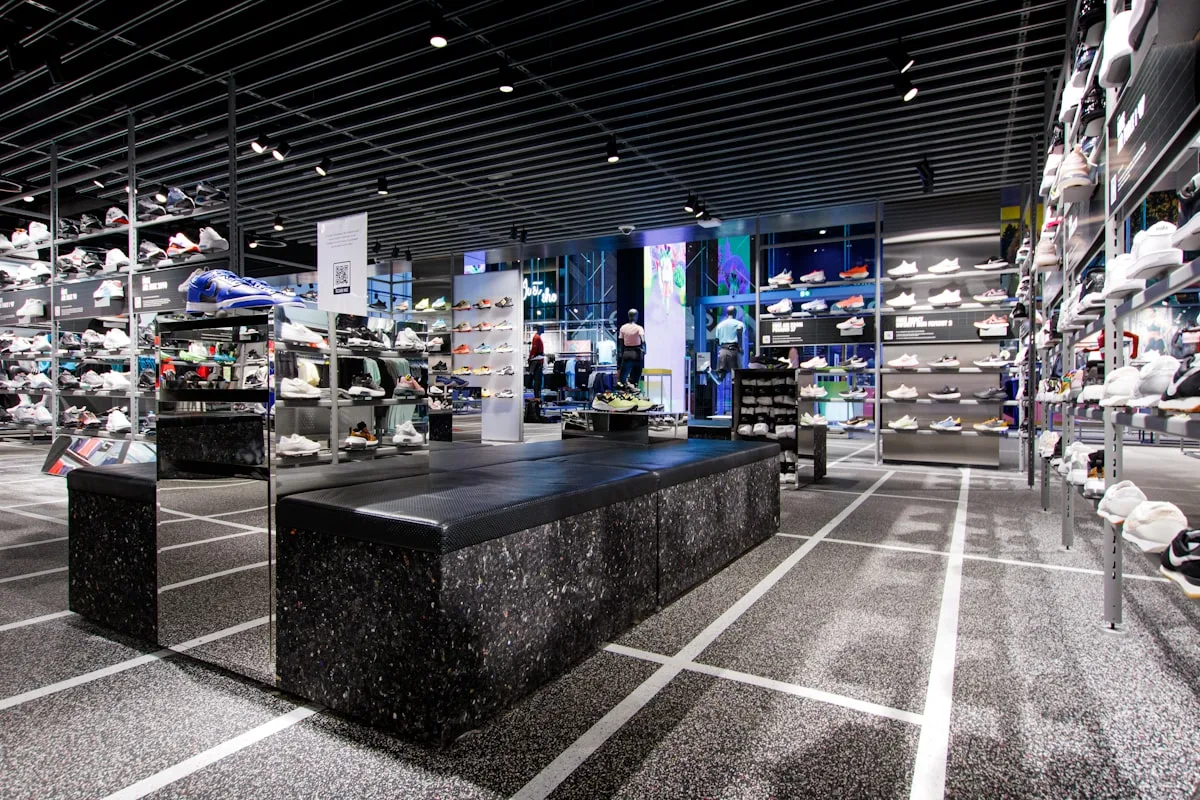 A store filled with shoes on display — widget culture is becoming just as social as sneaker culture